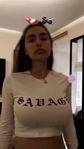 big tits jiggling tits clip