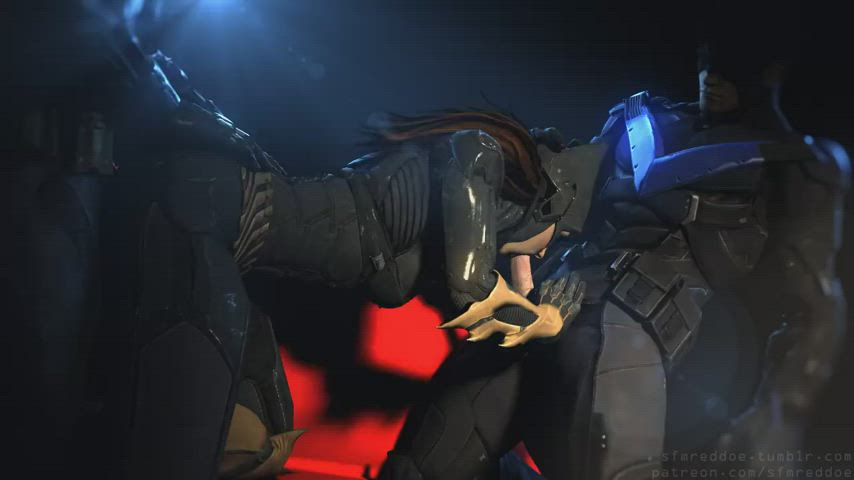 3d animation blowjob comics doggystyle mask spitroast threesome clip