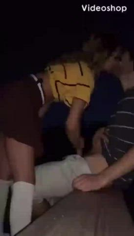 amateur public riding teen clip