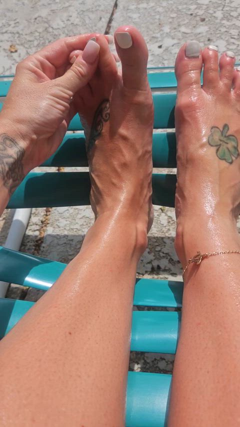 Oiled up