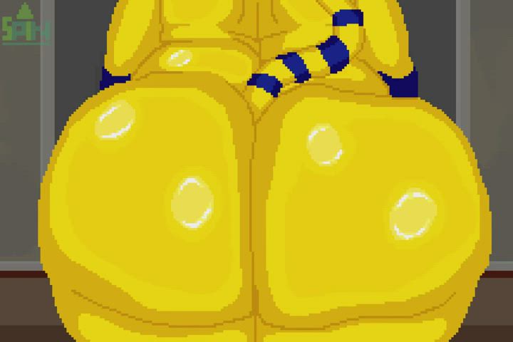 ass cartoon jiggling spanking clip