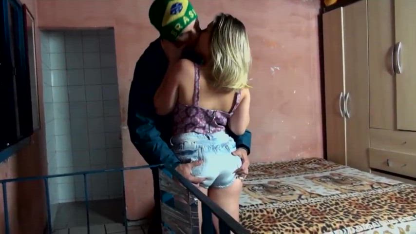 Latina gets her ass grabbedπ