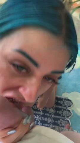 big dick blowjob eye contact clip