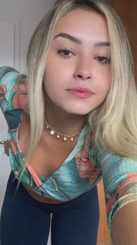 cute dancing tease teen tiktok clip