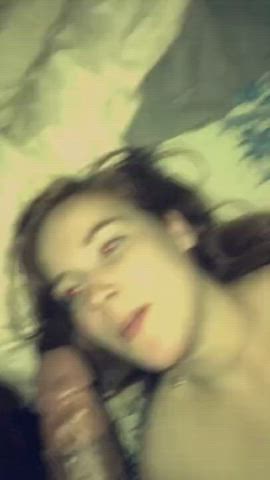 White Teen Sucking BBC