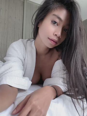 erect nipples groping selfie clip