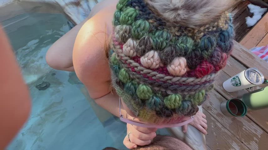 Blowjob Outdoor Public clip