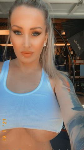 amateur big tits blonde naked onlyfans sex tattoo tits clip
