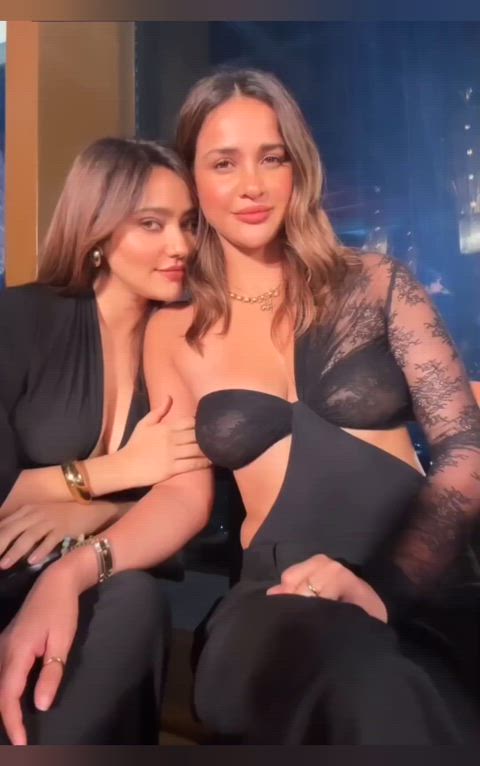 Aisha Sharma with Neha Sharma