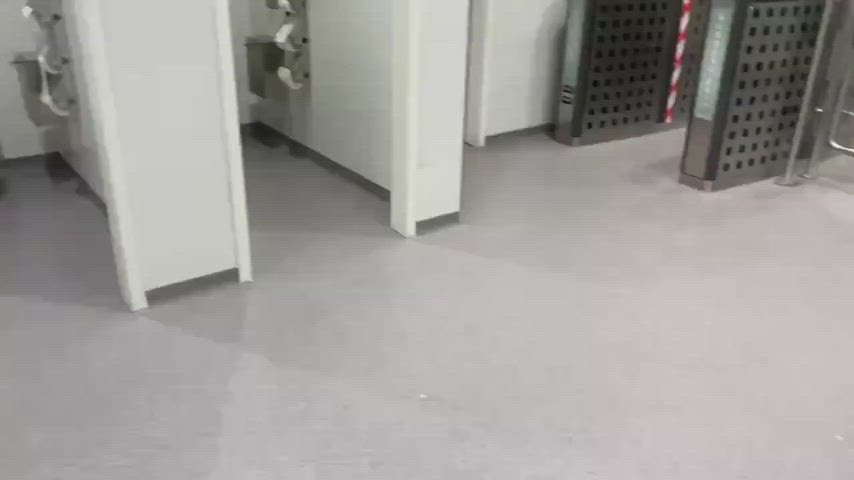 gay handjob public toilet clip