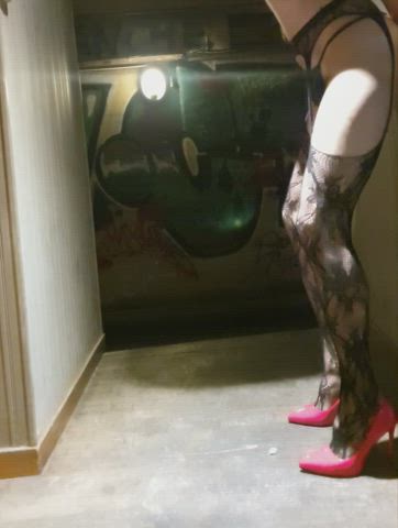 Exhibitionist Femboy Sissy clip