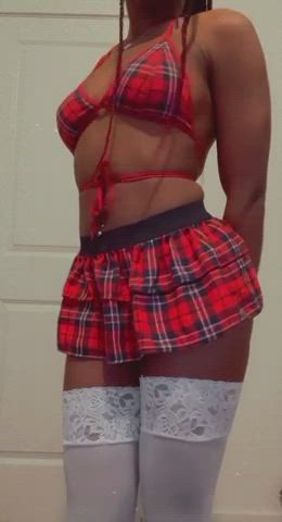 Schoolgirl Striptease Tease clip