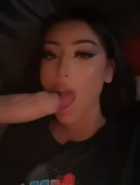 bwc big dick blowjob ebony selfie sloppy clip