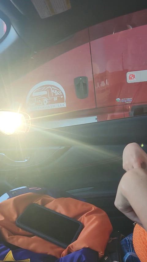 amateur big tits boobs flashing hotwife milf public tits trucker just-boobs clip
