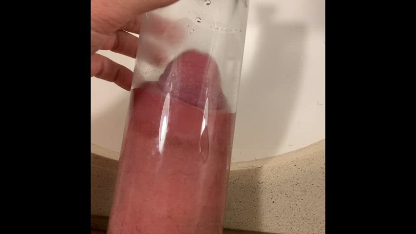 An hour of pumping with more to cum...