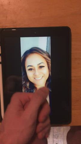 cleavage cum cumshot masturbating smile tribute clip