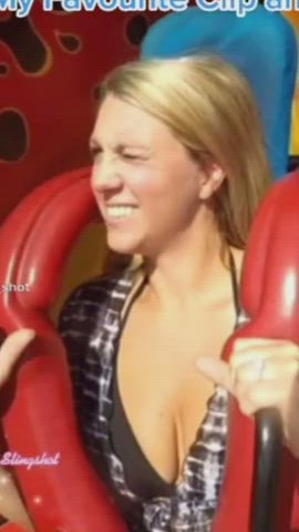 Blonde Boobs Cleavage clip