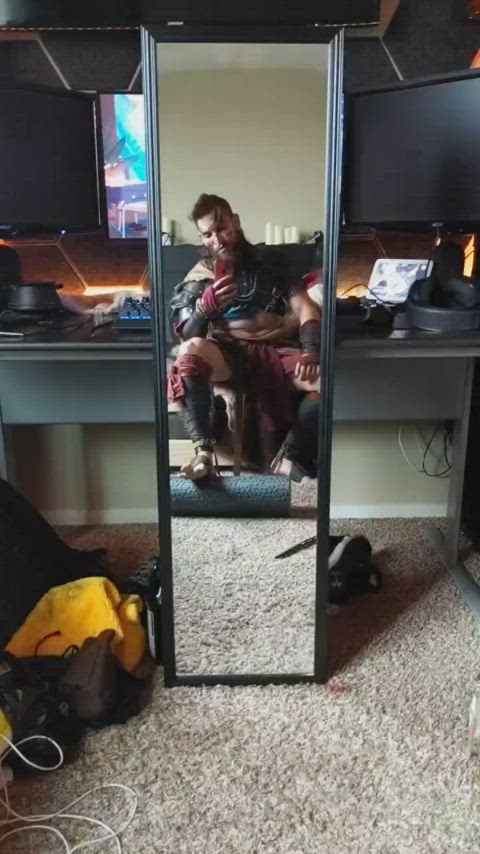 cosplay feet gay leather role play rough solo clip