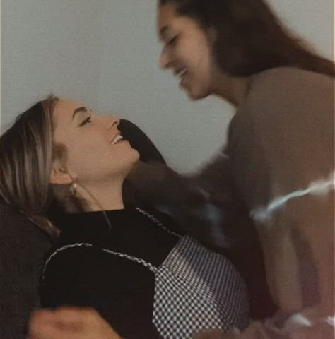 Friends Kissing Lesbians clip