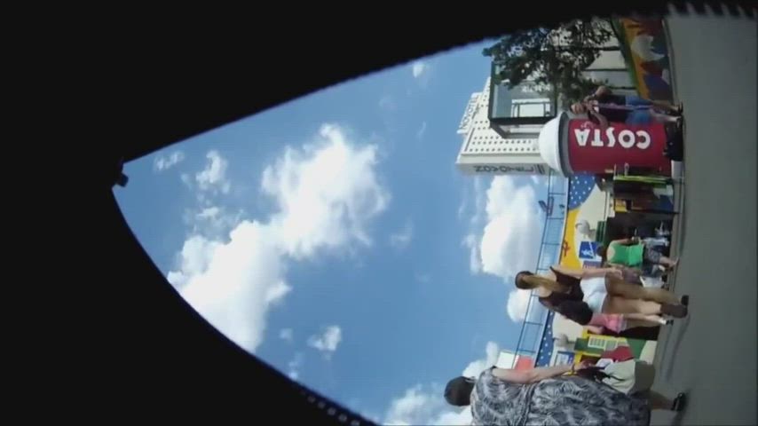 booty gap jean shorts voyeur clip