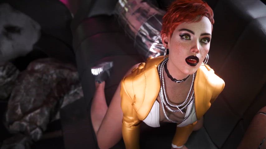 3d animation blowjob cowgirl creampie dogging doggystyle orgasm redhead rule34 clip