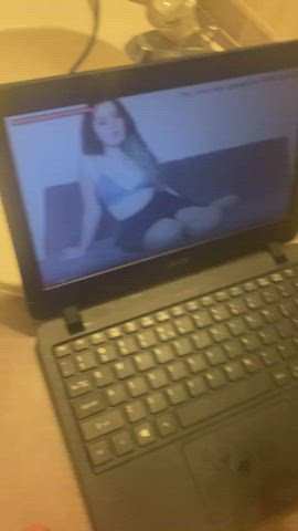 Cum Masturbating Solo Vibrator clip