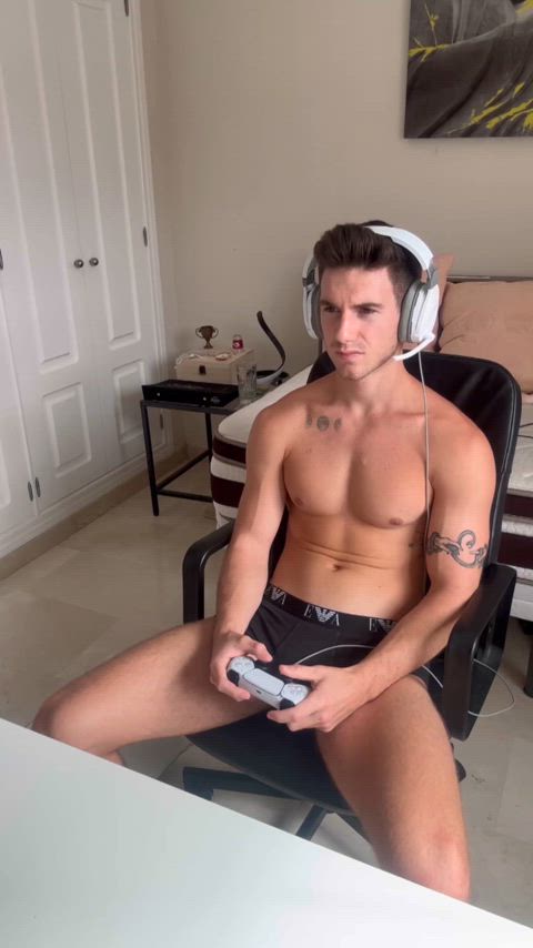 I’m a good step sister. I support him whenever he games