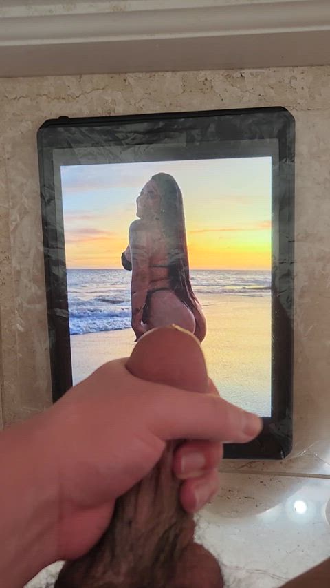 big ass bikini cum cumshot tribute clip