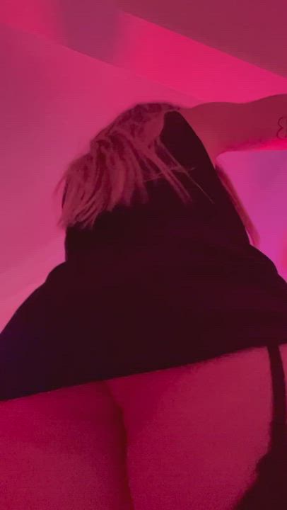 Ass Blonde Garter Belt clip