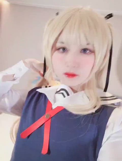 asian blonde chinese cosplay trans femboys trans-women clip