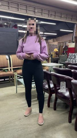 big tits busty exhibitionism exhibitionist milf mature public wife ginger4play clip