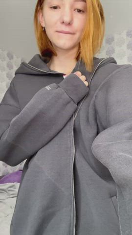 thought I had really cute tits and i decided to show them to you