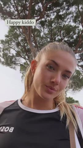 Blonde Legs Outdoor clip