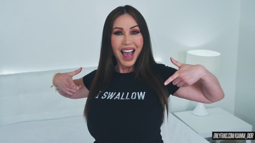 cum swallow huge tits prostate massage clip