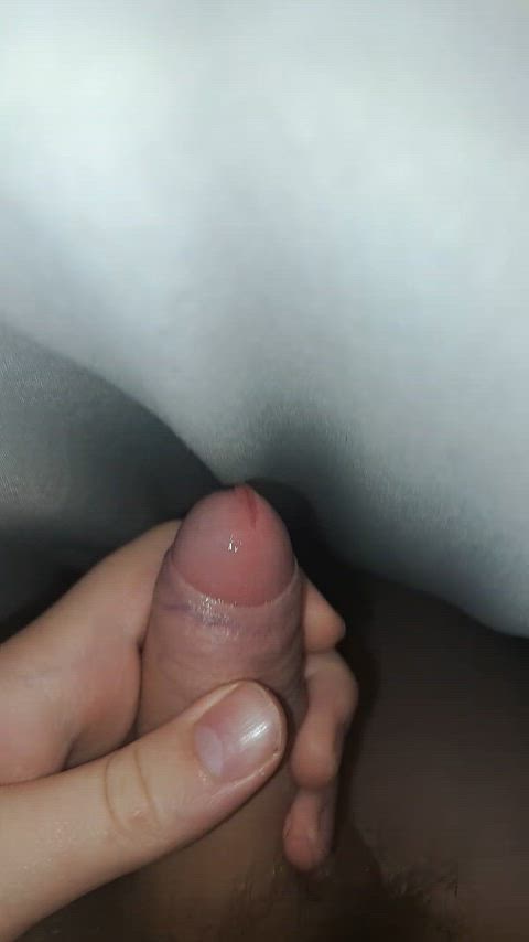 cock cute femboy foreskin homemade jerk off male masturbation nsfw nude thick clip