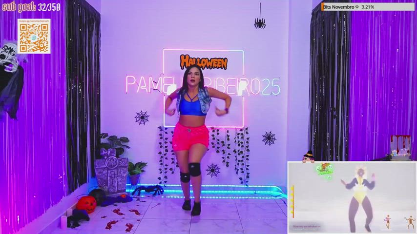 abs dancing latina legs clip