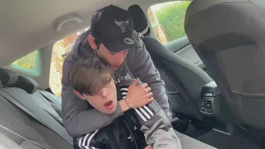 Teen boy taking a pounding