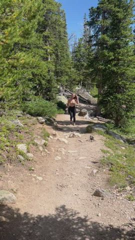 Topless hiking in Colorado ⛰
