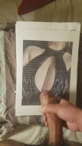 big tits cum tribute clip