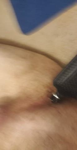 hairbrush in my ass