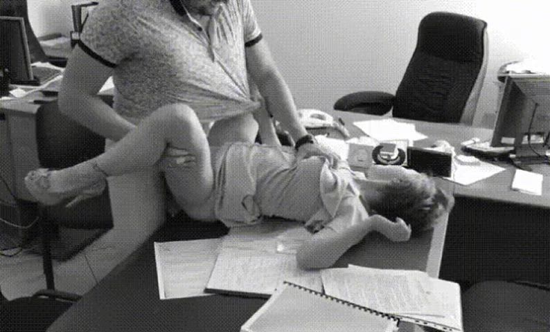 clothed office secretary clip