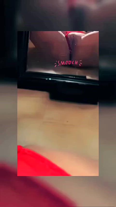 clit hotwife lips spreading wet wife clip