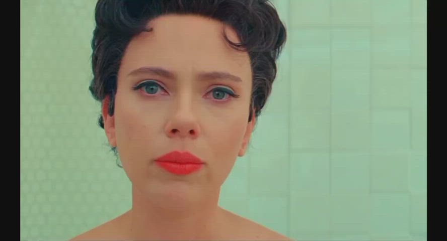 bathroom celebrity hairy pussy milf nipples scarlett johansson short hair tits clip