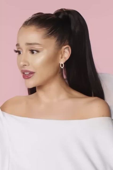 ariana grande celebrity cute lips clip