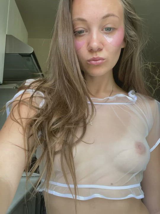 Girls Natural Tits Underwear clip