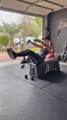 Spandex Victoria Justice Workout clip