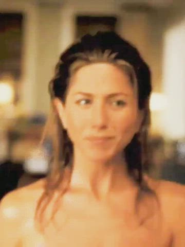 boobs celebrity flashing jennifer aniston nude star tits clip