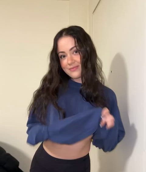 Flashing my b cups makes is a good way to start the day