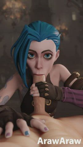 3D Animation Blowjob clip