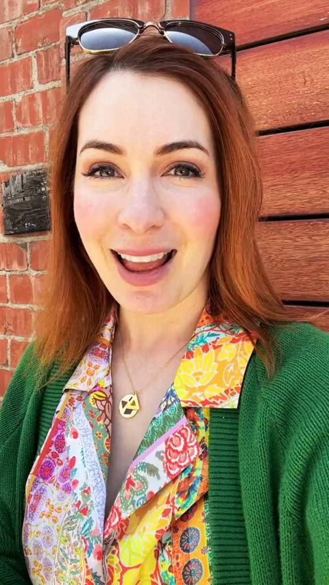 felicia day redhead tiktok clip